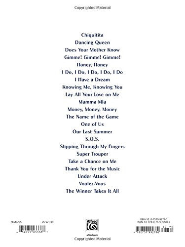 Mamma MIA! (Piano / Vocal / Chords)