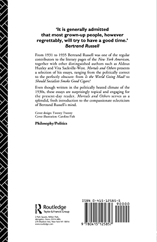 Mortals and Others, Volume I: American Essays 1931-1935 (Bertrand Russell Paperbacks)
