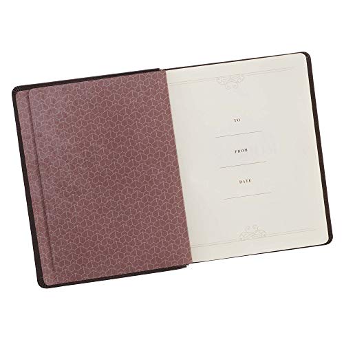 Radical Wisdom 365 Devotions, A Daily Journey For Men - Brown Faux Leather Flexcover Gift Book Devotional w/Ribbon Marker
