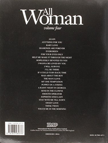 All Woman Collection Volume 4 (Piano, Vocal, Guitar with Free Audio CD): v. 4