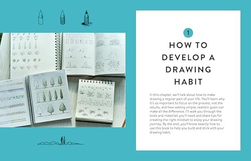 The Drawing Habit: A Step-by-Step Guide to Improving Your Drawing Skills and Cultivating a Lifelong Practice of Creativity - Includes Downloadable Practice Sheets!
