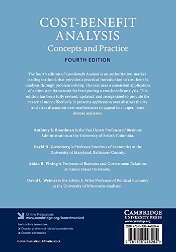 Cost-Benefit Analysis: Concepts and Practice