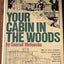 Your Cabin In The Woods by Conrad Meinecke