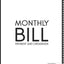 Monthly Bill Payment And Organizer: Simple Home Budget Spreadsheet For Busy Family, Bill Checklist Planner, Money Dept Tracker, Monthly/ Yearly/ One ... Large 8.5 x 11 Budgeting Record Book