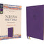 NRSVue, Holy Bible, Personal Size, Leathersoft, Purple, Comfort Print