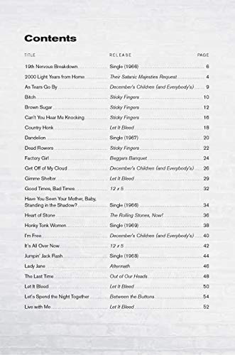 Rolling Stones -- Lyric & Chord Songbook