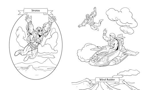 Masters of the Universe: Retro Power! Coloring Book