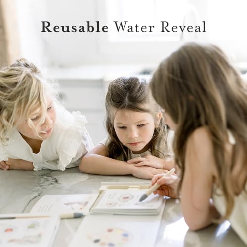 Wishy Washy (Water Reveal Edition): A Reusable Water Reveal Activity Book Teaching First Words and Colors (Tabitha Paige Children's Book Series)