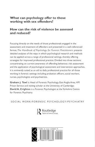 The Handbook of Psychology for Forensic Practitioners