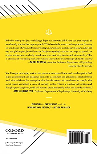 The Moral Punishment Instinct (Perspectives on Justice and Morality)