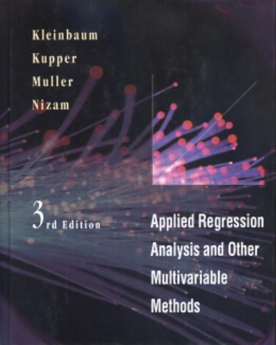 Applied Regression Analysis and Other Multivariable Methods