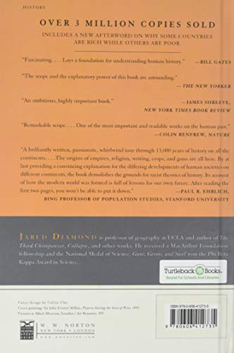 Guns, Germs, and Steel: The Fates of Human Societies