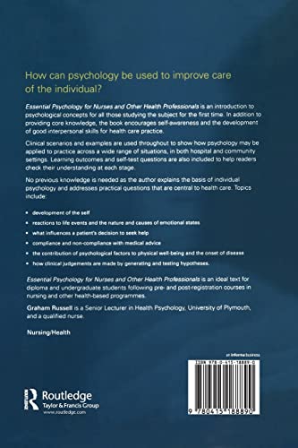 Essential Psychology for Nurses and Other Health Professionals