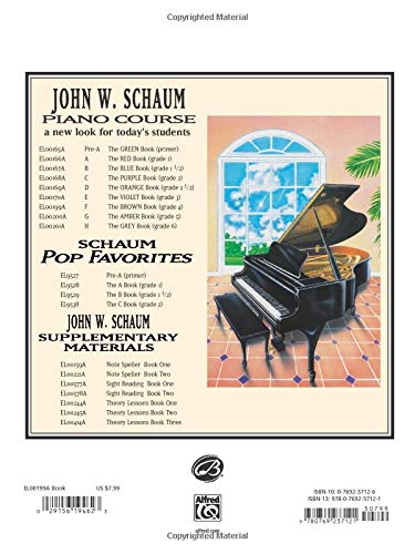 John W. Schaum Piano Course: F -- The Brown Book