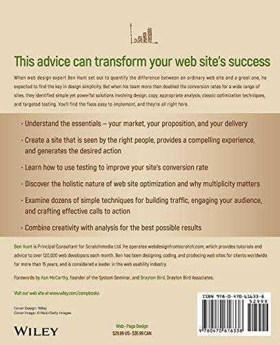 Convert!: Designing Web Sites to Increase Traffic and Conversion