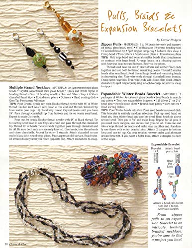 Classy & Chic Bead Jewelry: For All Ages and Skill Levels (Design Originals) (Can Do Crafts) Techniques and Projects for Bracelets, Necklaces, and Earrings Using Easily Found Tools & Supplies
