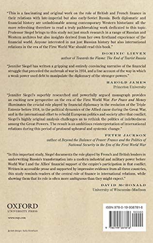 For Peace and Money: French and British Finance in the Service of Tsars and Commissars (Oxford Studies in International History)