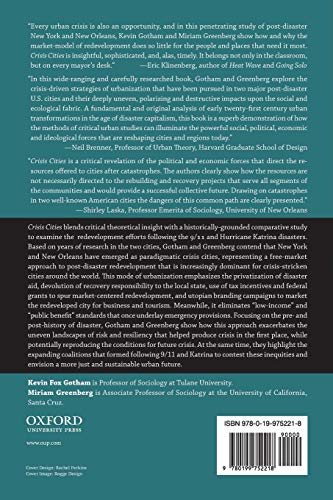 Crisis Cities: Disaster and Redevelopment in New York and New Orleans