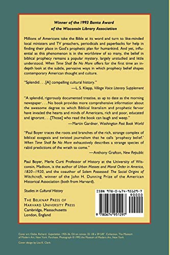 When Time Shall Be No More: Prophecy Belief in Modern American Culture (Studies in Cultural History)