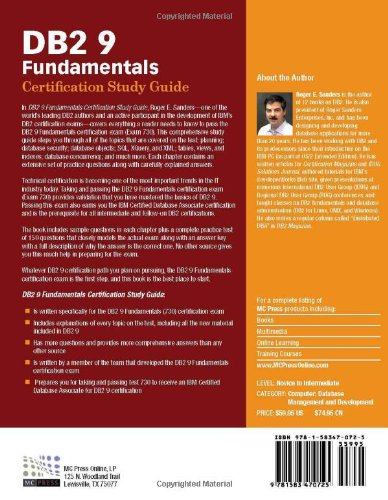 DB2 9 Fundamentals: Certification Study Guide
