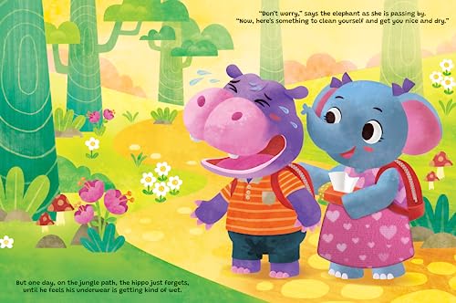 Hippo-Potty Mess - Touch and Feel Board Book - Sensory Board Book