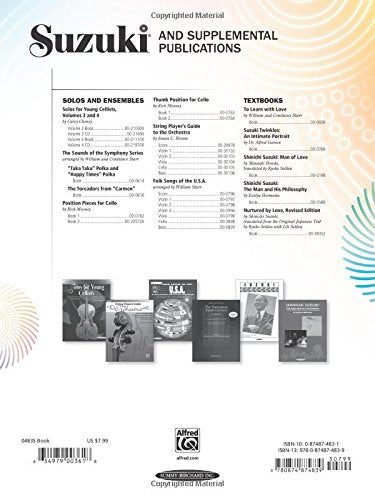 Suzuki Cello School: Cello Part, Vol. 3