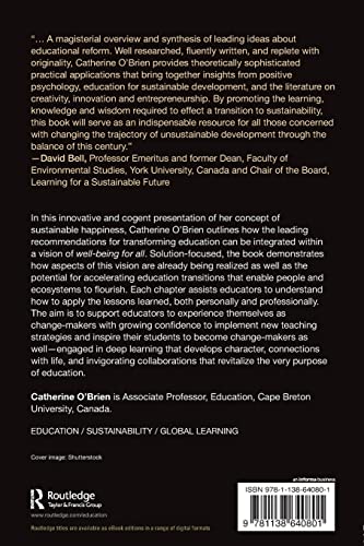 Education for Sustainable Happiness and Well-Being