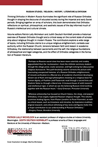 Thinking Orthodox in Modern Russia: Culture, History, Context