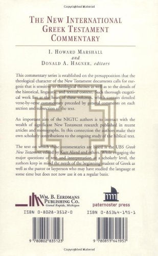 The Gospel of Luke (The New International Greek Testament Commentary)