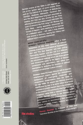 Weimar Cinema and After: Germany's Historical Imaginary