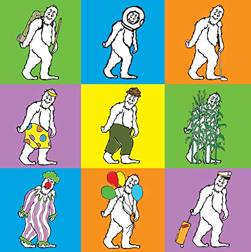 BigFoot Goes On Vacation: A Seek and Find Learning Adventure (Bigfoot Search and Find) (Happy Fox Books) Over 500 Hidden Items to Find at the Carnival, Deep Sea Diving, on the Farm, Camping, & More
