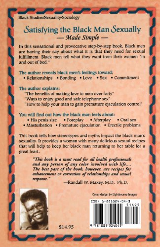 Satisfying the Black Man Sexually Made Simple: Made Simple