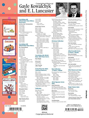 Easy Classical Piano Duets for Teacher and Student, Bk 1