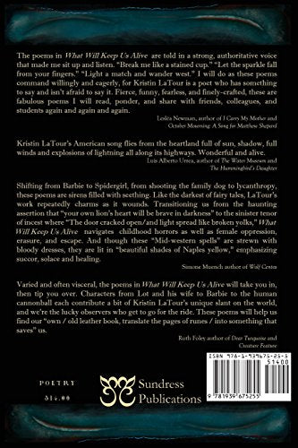 What Will Keep Us Alive — back cover