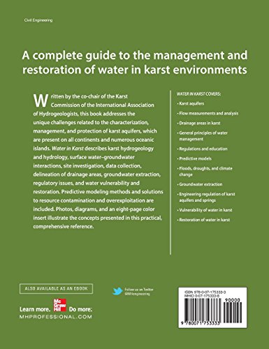 Water in Karst: Management, Vulnerability, and Restoration