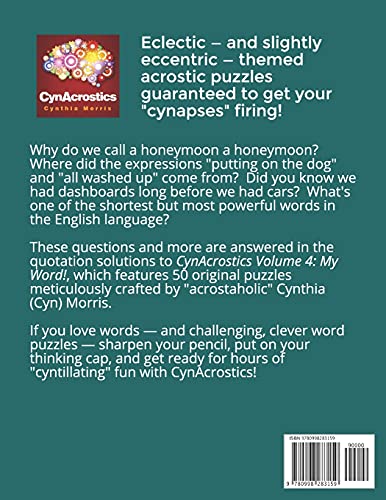 CynAcrostics Volume 4: My Word!