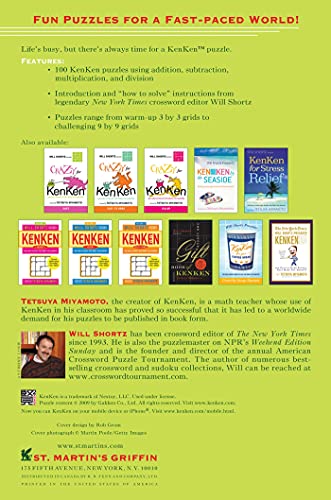 Will Shortz Presents KenKen to Go: 100 Easy to Hard Logic Puzzles That Make You Smarter