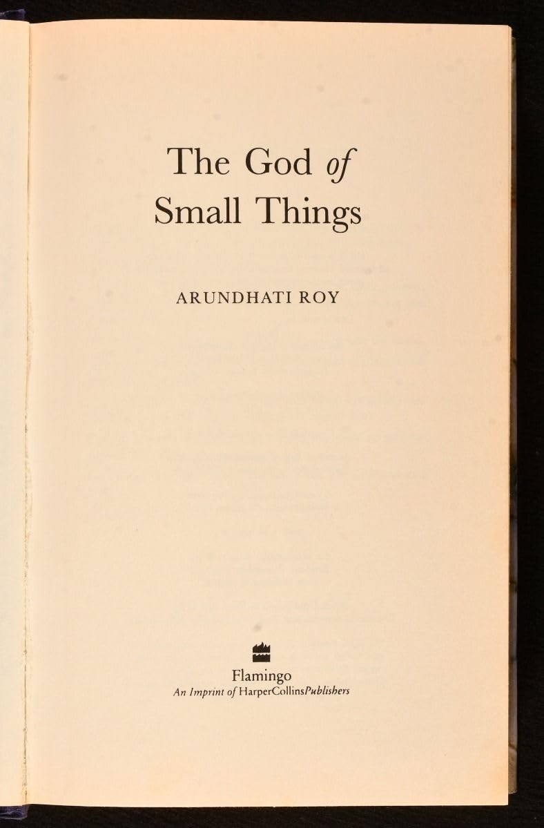 The God Of Small Things by Arundhati, Roy