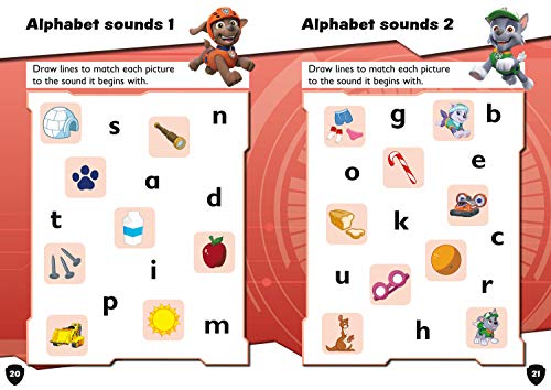 Paw Patrol First Phonics Activity Book: Get ready for school with Paw Patrol