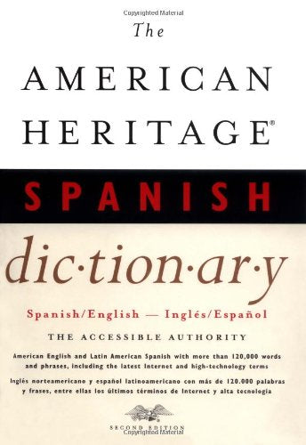 The American Heritage Spanish Dictionary, Second Edition