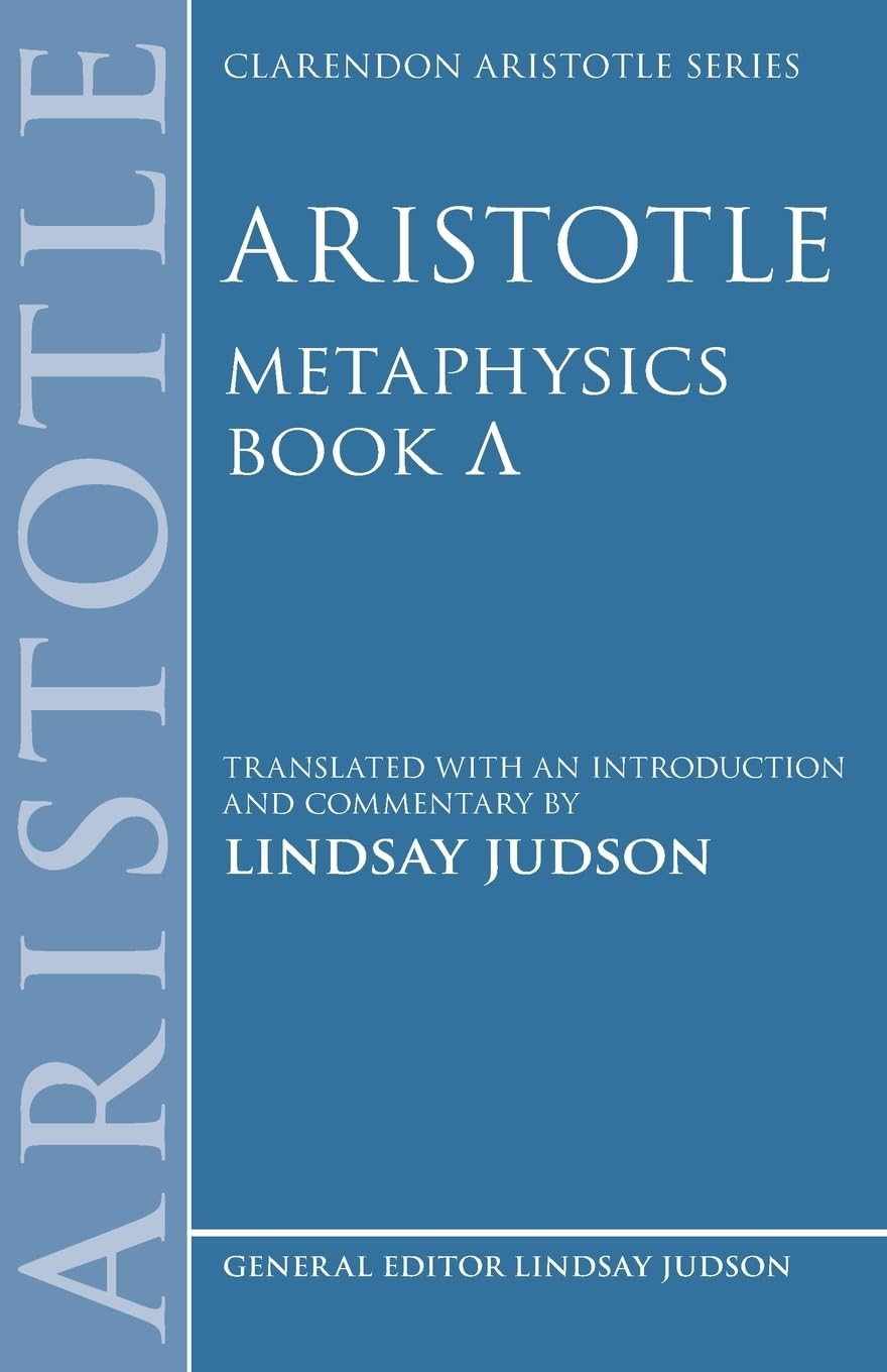 ARISTOTLE, METAPHYSICS LAMBDA CAS PAPER (Clarendon Aristotle Series)