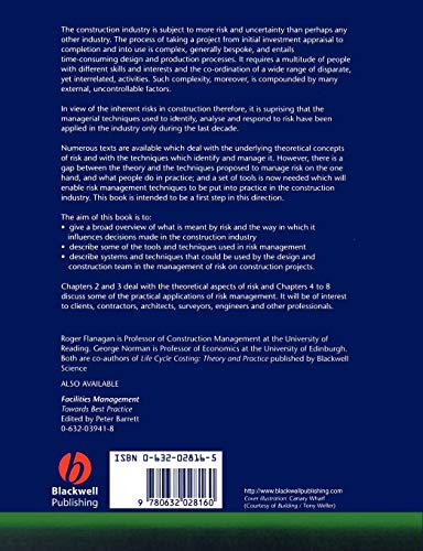 Risk Management and Construction