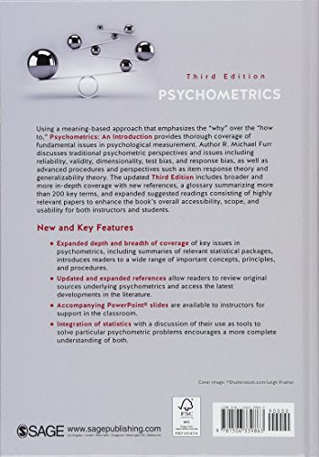 Psychometrics: An Introduction — back cover