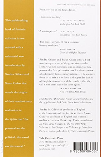 The Madwoman in the Attic: The Woman Writer and the Nineteenth-Century Literary Imagination
