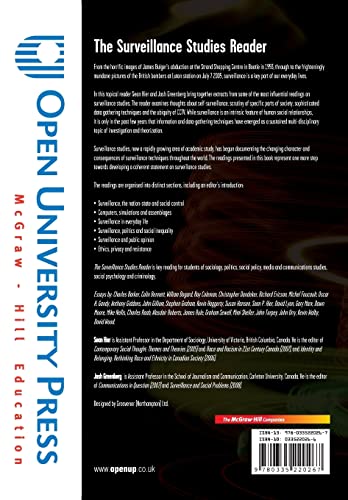The Surveillance Studies Reader — back cover