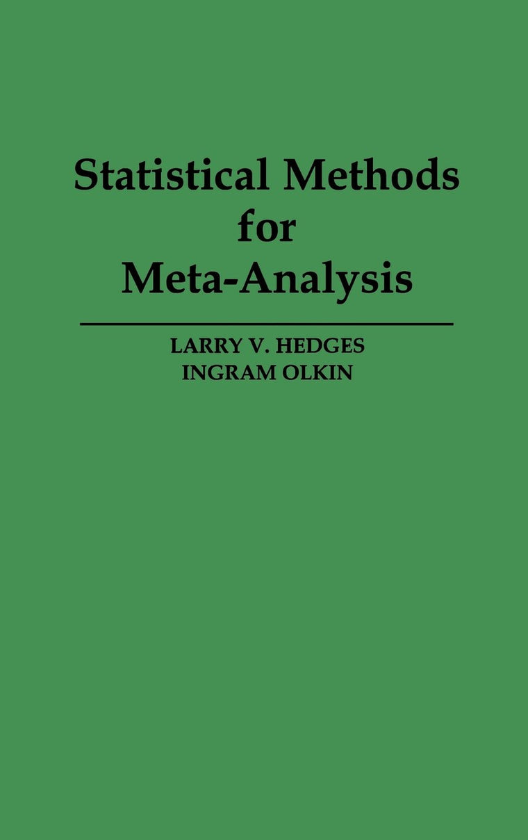 Statistical Methods for Meta-Analysis