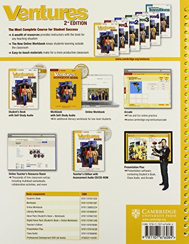 Ventures Basic Teacher's Edition with Assessment Audio CD/CD-ROM