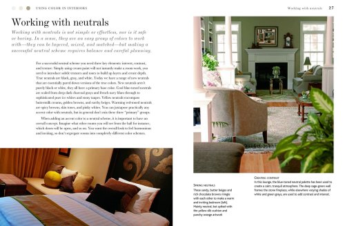 Neutral Color Schemes: Neutral Palettes and Dramatic Accents for Inspirational Interiors