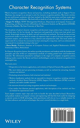 Character Recognition Systems: A Guide for Students and Practitioners