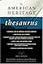 The American Heritage Thesaurus, First Edition